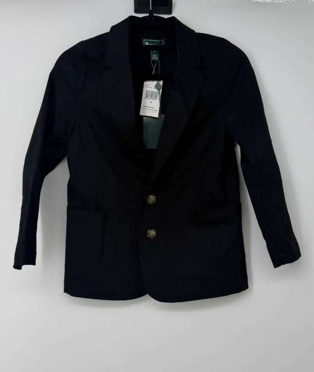B by Brooks Brothers Two Botton Black Blazer Size 8Y
